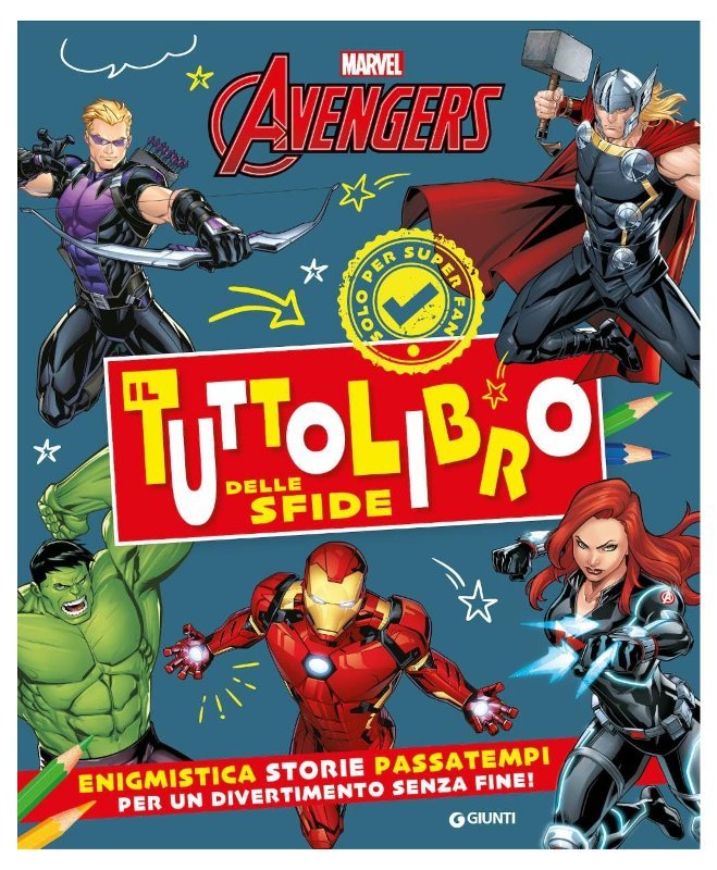 LIBR.AVENGERS IL TUTTO LIBRO DELLE SFIDE (WALT DISNEY MARVEL) Giunti Editore S.P.A. (libretti per bambini)