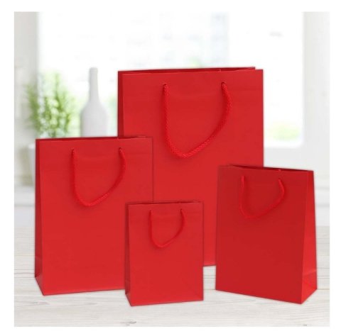 SHOPPER COLOR ROSSO F.TO 27x12x37 florio