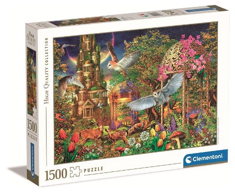 Puzzle 1500 pz Woodland Fantasy Garden clementoni