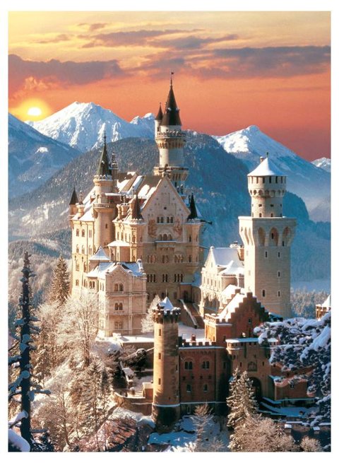 Puzzle 1500 pz Neuschwanstein clementoni