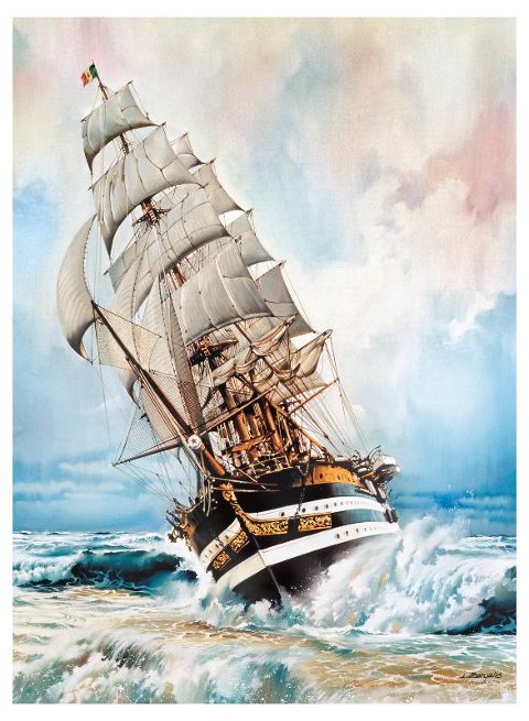 PUZZLE 1000 PZ Amerigo Vespucci clementoni