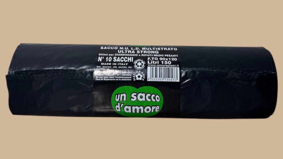 SACCHI SPAZZATURA 90x120 (ROTOLO), 12 CONFEZIONE DA 10 PZ