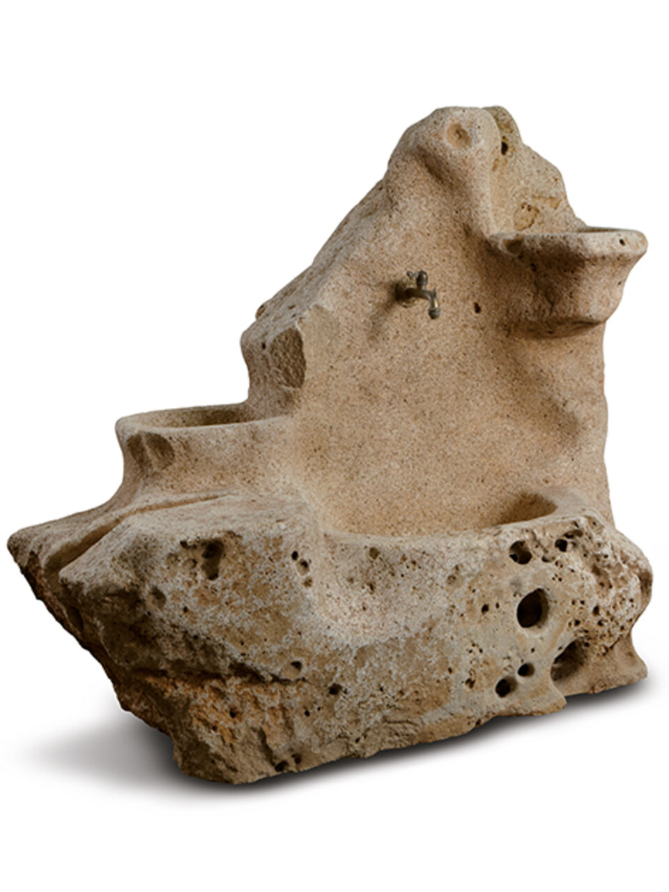 Fontana in roccia bucata cisam Frb