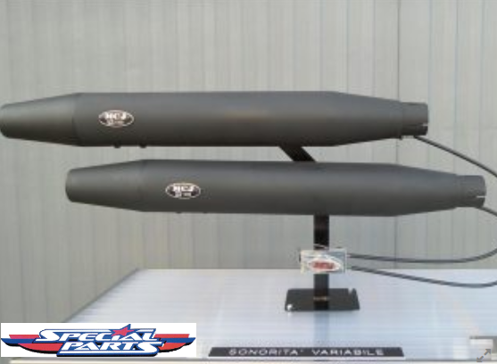 scarico finale marmitta slip-on  Harley Davidson sportster omologato con sonorita variabile mcj SPORTSTER 883-1200 DAL 2004 A  CUSTOM - 883R - IRON - CUSTOM - ROADSTER - LOW - NIGHTSTER - FORTY EIGHT - SEVENTY TWO - SUPERLOW L 2013