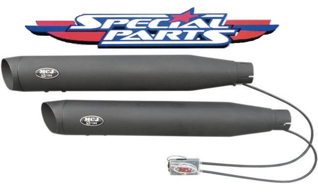 scarico finale marmitta slip-on  Harley Davidson sportster omologato con sonorita variabile mcj SPORTSTER 883-1200 DAL 2004 A  CUSTOM - 883R - IRON - CUSTOM - ROADSTER - LOW - NIGHTSTER - FORTY EIGHT - SEVENTY TWO - SUPERLOW L 2013