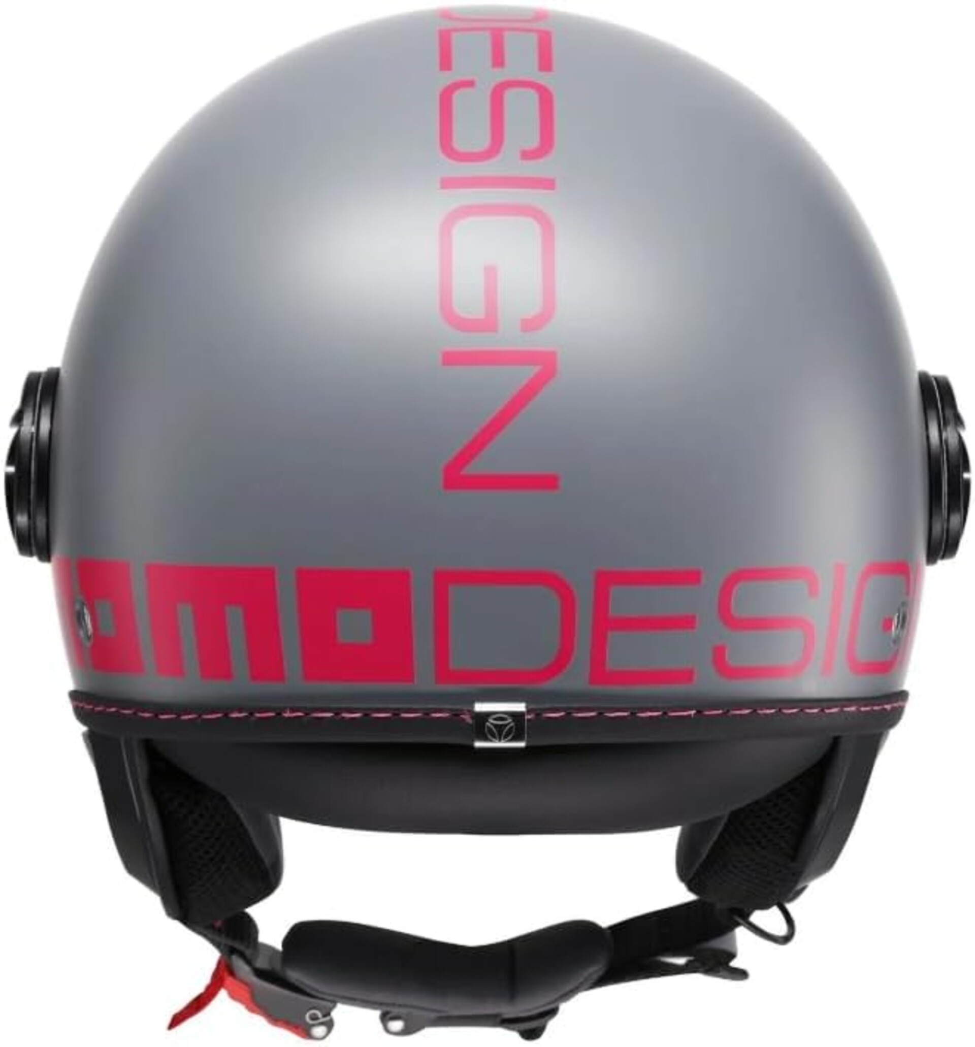 CASCO JET MOMODESIGN MOMODESIGN jet FGTR CLASSIC Fluo E2206 Grigio opaco / Fuxia fluo