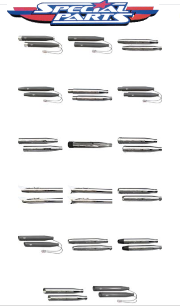 scarico finale marmitta slip-on  Harley Davidson sportster omologato con sonorita variabile mcj SPORTSTER 883-1200 DAL 2004 A  CUSTOM - 883R - IRON - CUSTOM - ROADSTER - LOW - NIGHTSTER - FORTY EIGHT - SEVENTY TWO - SUPERLOW L 2013