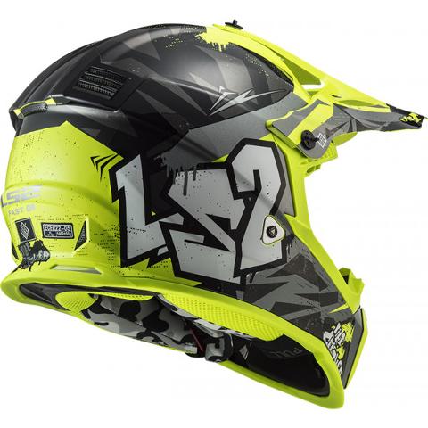 Casco Motocross cross enduro LS2 MX437 FAST EVO