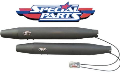 scarico finale marmitta slip-on  Harley Davidson sportster omologato con sonorita variabile mcj SPORTSTER 883-1200 DAL 2004 A  CUSTOM - 883R - IRON - CUSTOM - ROADSTER - LOW - NIGHTSTER - FORTY EIGHT - SEVENTY TWO - SUPERLOW L 2013