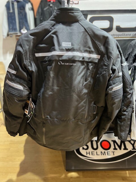 Giacca Moto uomo con protezioni MOORE Okami Pro nero