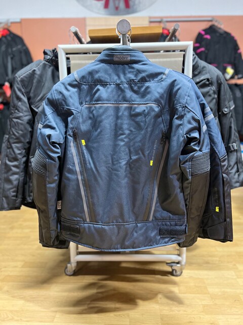 giacca moto con protezioni MOORE MR835BN