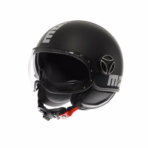 CASCO JET MOMODESIGN MOMODESIGN CLASSIC NERO OPACO / BIANCO