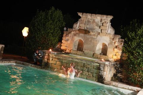 sposa in acqua