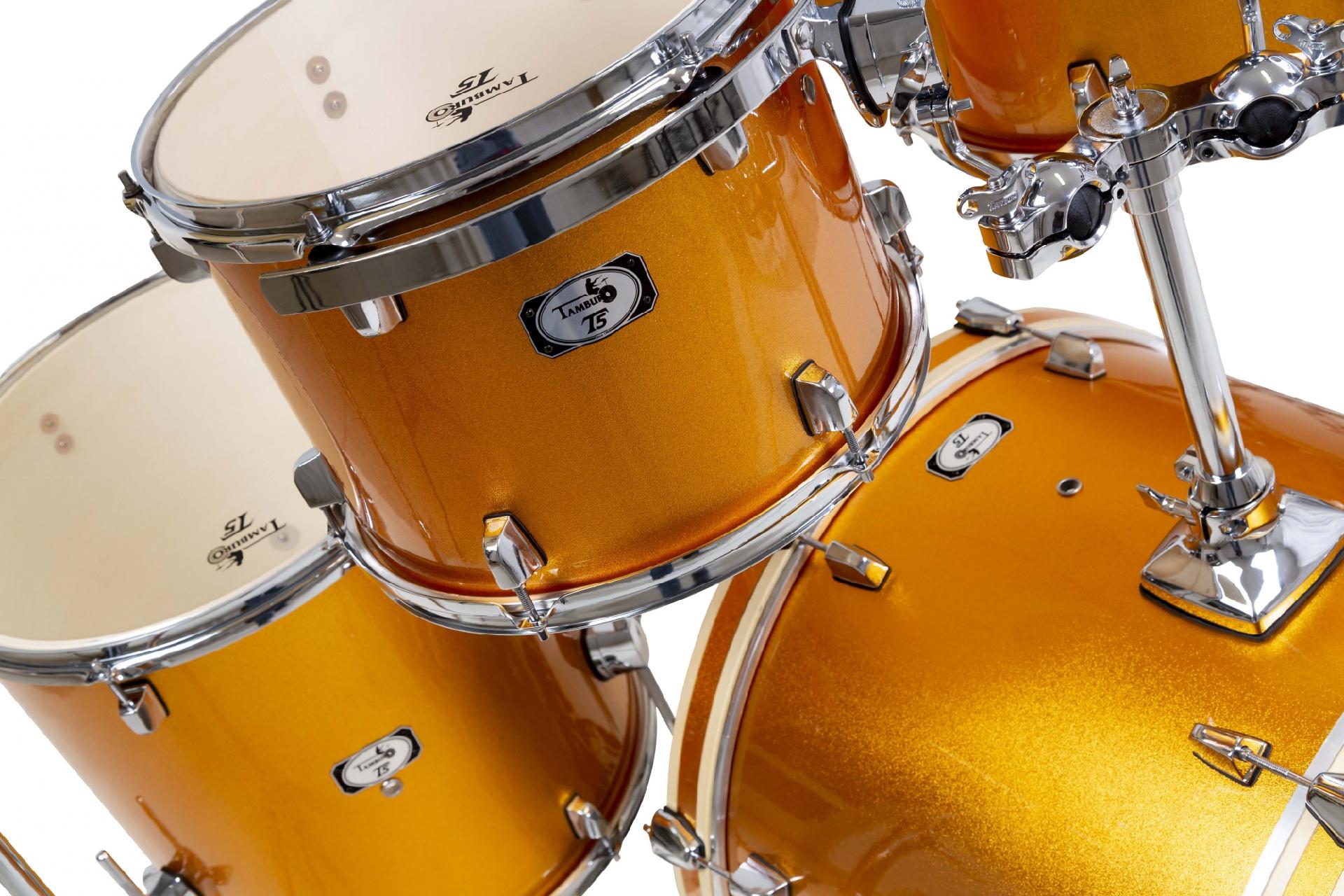 TAMBURO T5 R22 YELLOW RUST SPARKLE PIATTI INCLUSI
