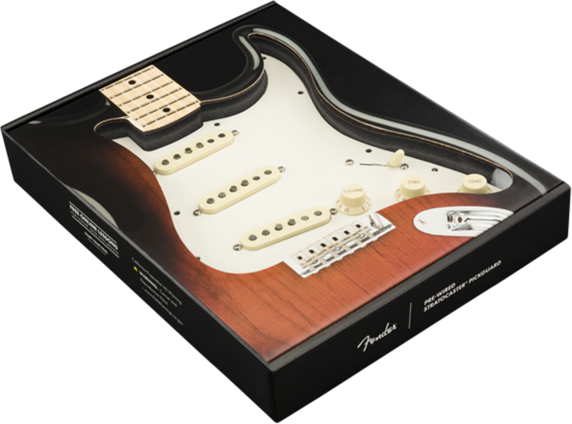 FENDER PRE WIRED STRAT PICKGUARD SSS CUSTOM SHOP TEXAS SPECIAL WHITE