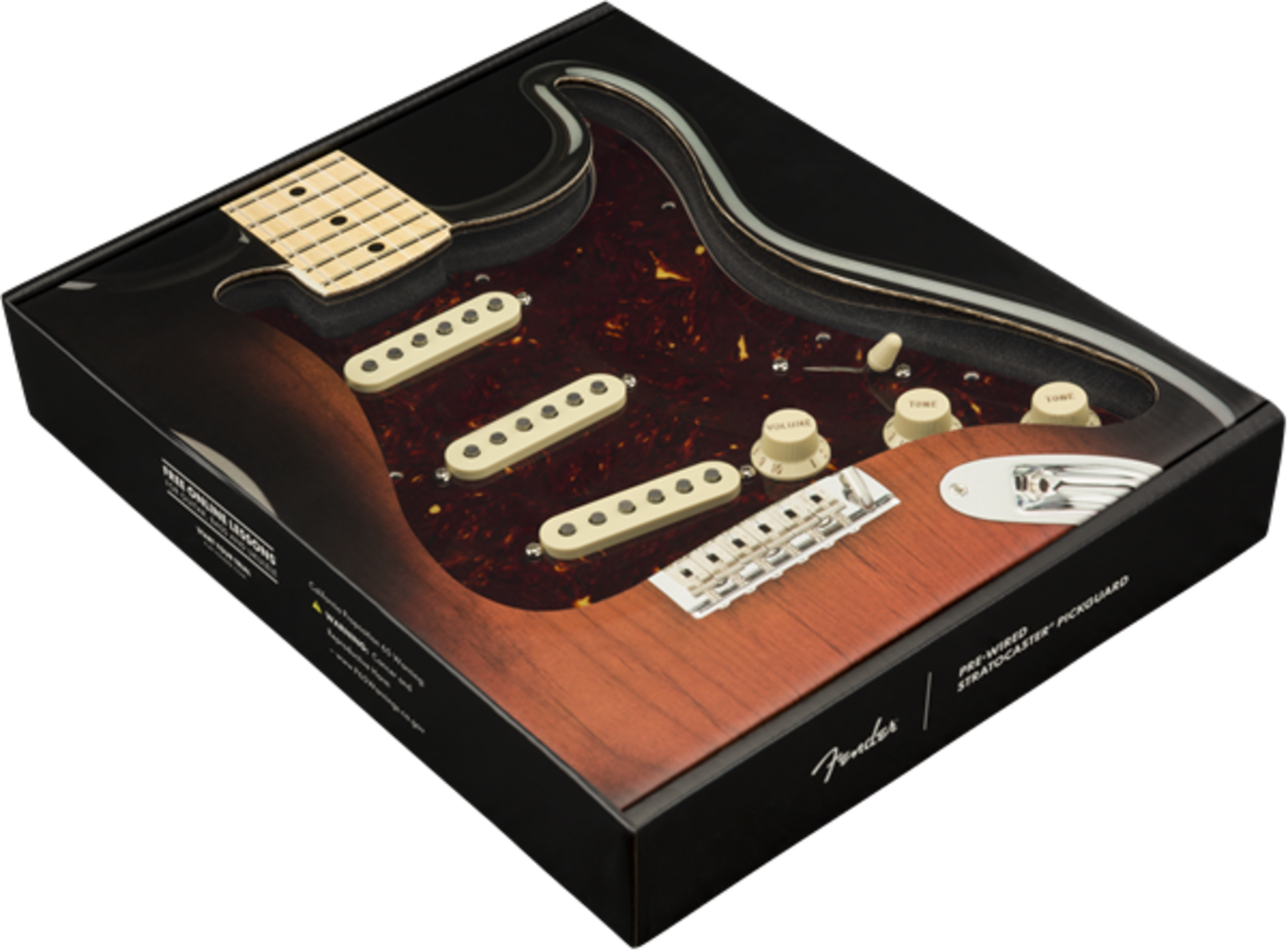 FENDER PRE WIRED STRAT PICKGUARD SSS CUSTOM SHOP TEXAS SPECIAL TORTOISE SHELL