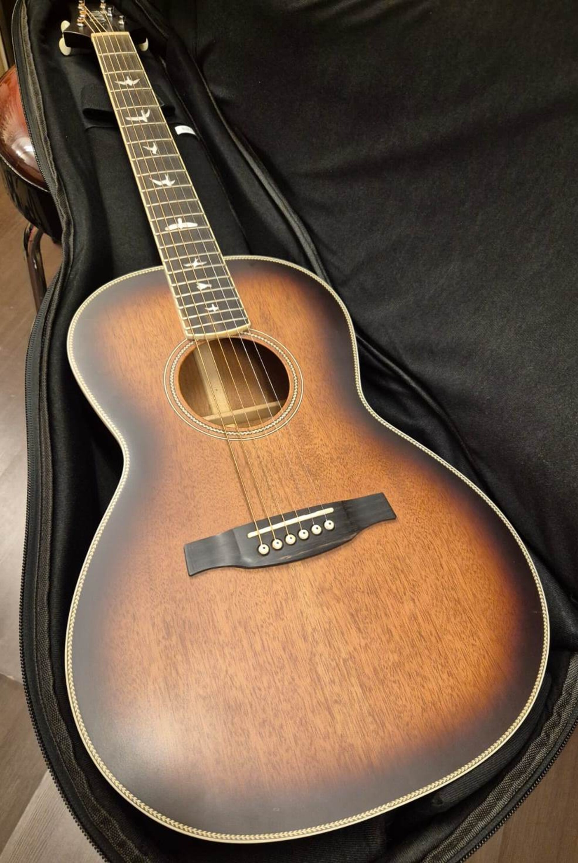 PRS SE P20E TONARE PARLOR TOBACCO SUNBURST