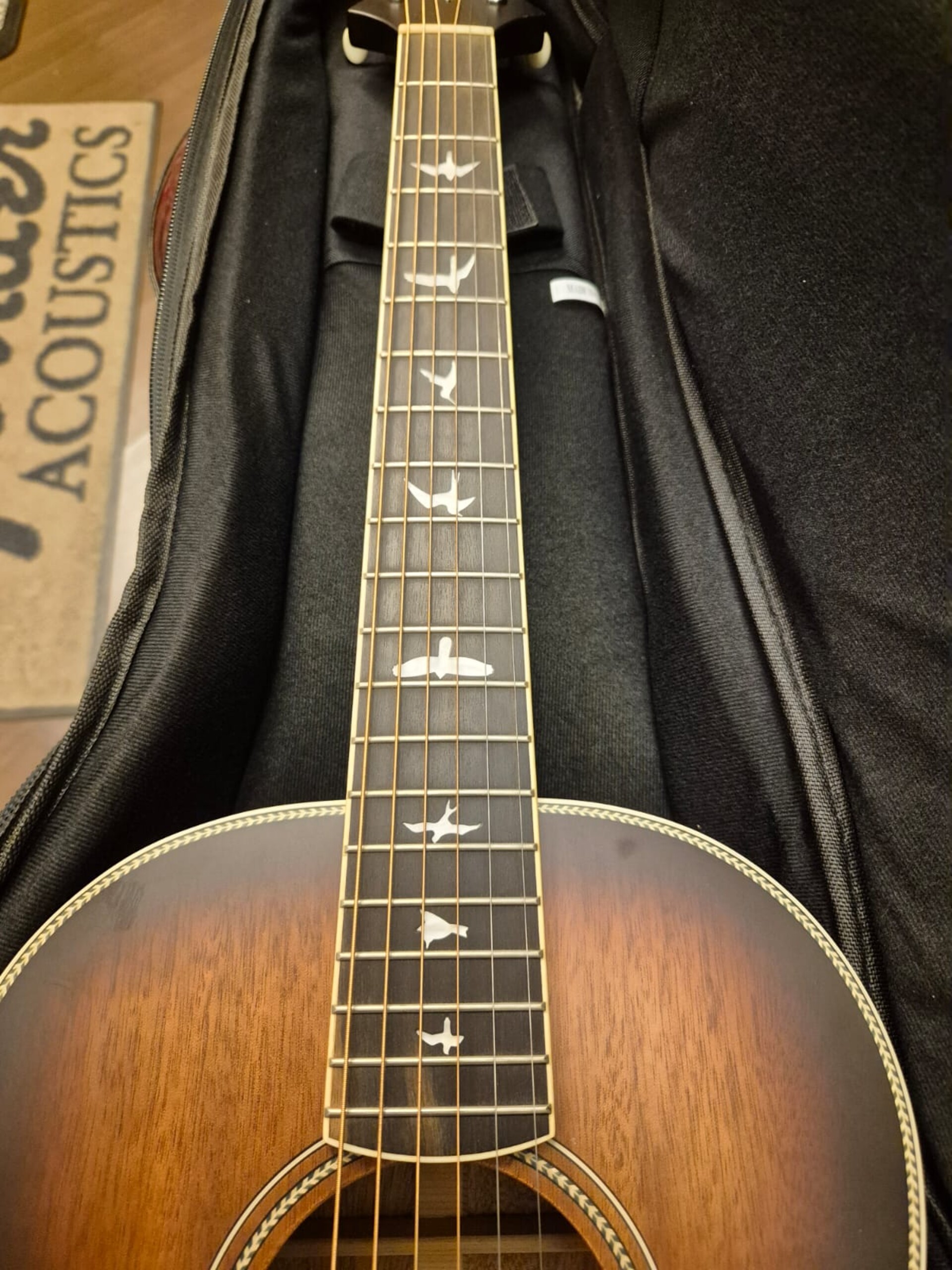 PRS SE P20E TONARE PARLOR TOBACCO SUNBURST