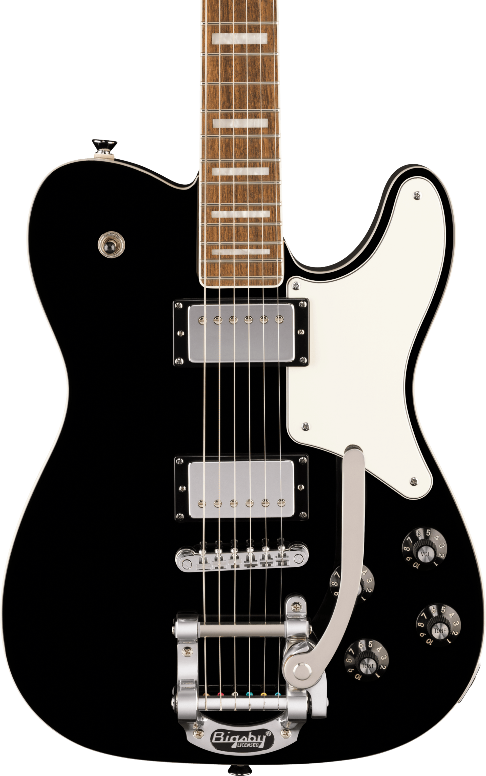 SQUIER PARANORMAL TROUBLEMAKER TELECASTER DELUXE BIGSBY BLACK