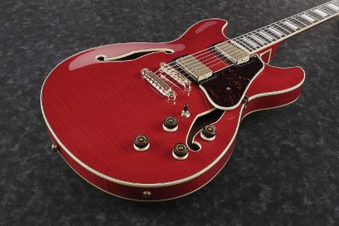 IBANEZ AS93 FM TCD TRANSPARENT CHERRY RED