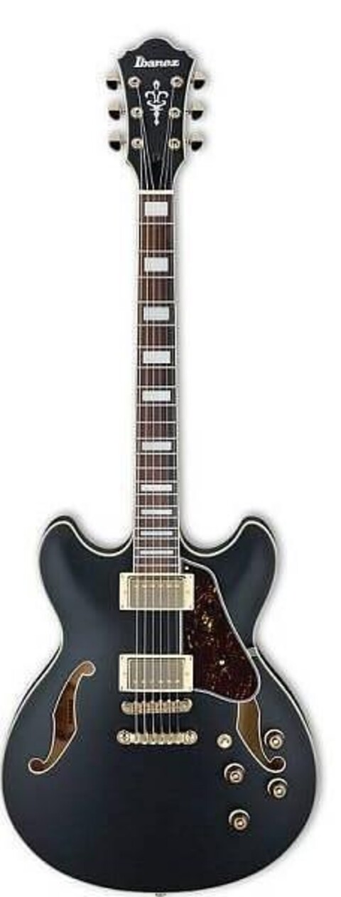 IBANEZ AS73G BKF BLACK FLAT