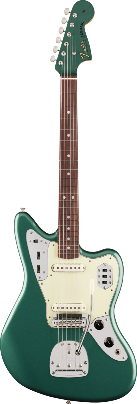 FENDER VINTERA III MID 60s JAGUAR RW SHERWOOD GREEN METALLIC