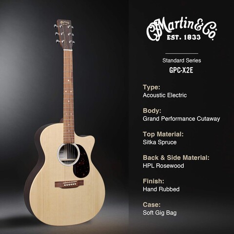 MARTIN GPCX2E ROSEWOOD