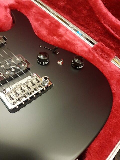 EX DEMO IBANEZ AZ2402 BKF BLACK FLAT PRESTIGE SERIES MADE IN JAPAN