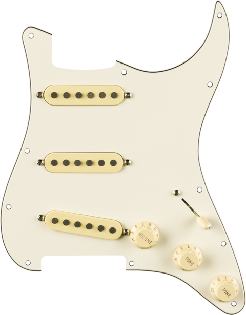 FENDER PRE WIRED STRAT PICKGUARD SSS ERIC JOHNSON 11 HOLE