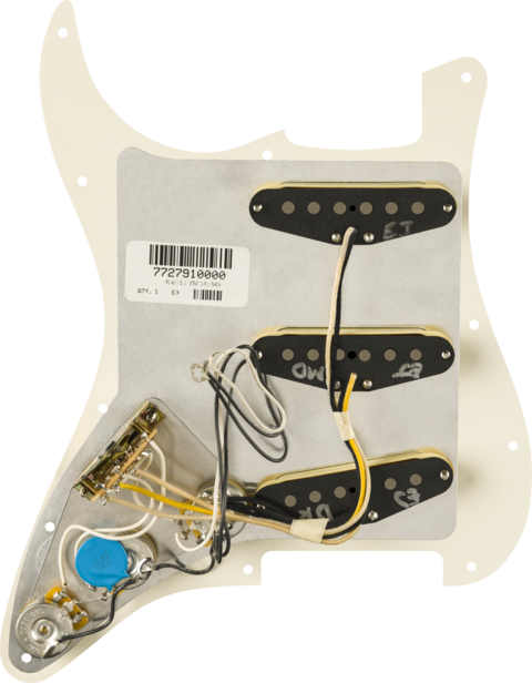FENDER PRE WIRED STRAT PICKGUARD SSS ERIC JOHNSON 11 HOLE