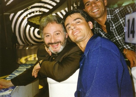 insieme a Leo Gullotta