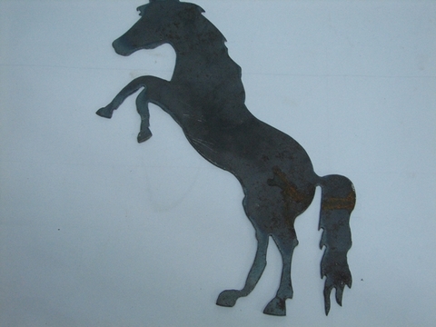 Cavallo in metallo