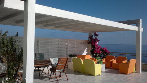 Gazebo impregnato bianco