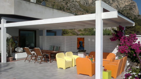 Gazebo impregnato bianco