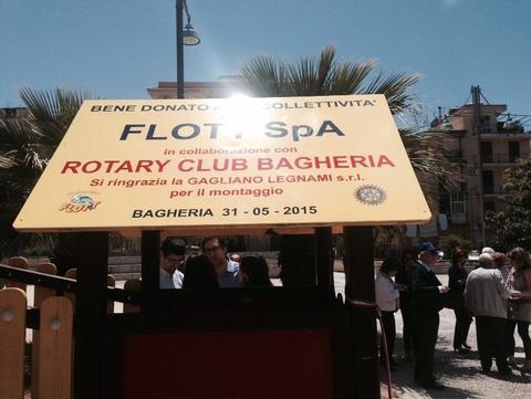 Inaugurazione del Parco Rotary bagheria
