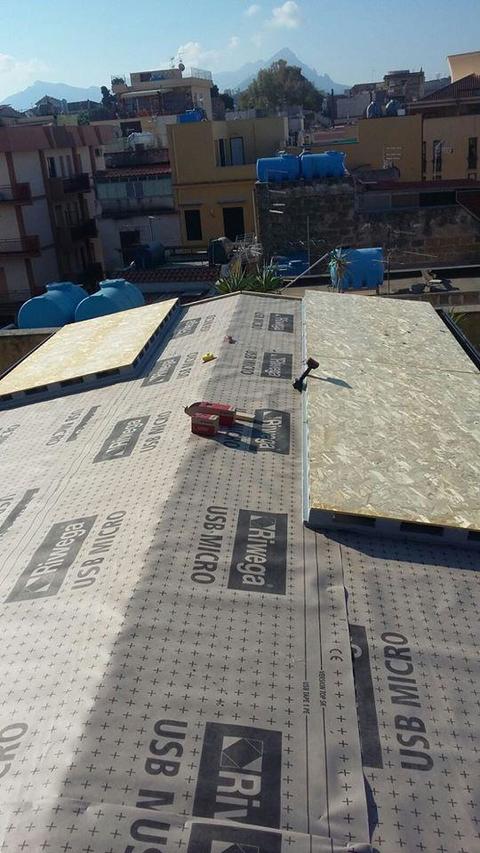 Sistema coibentazione ventilato con pannelli Winpor.