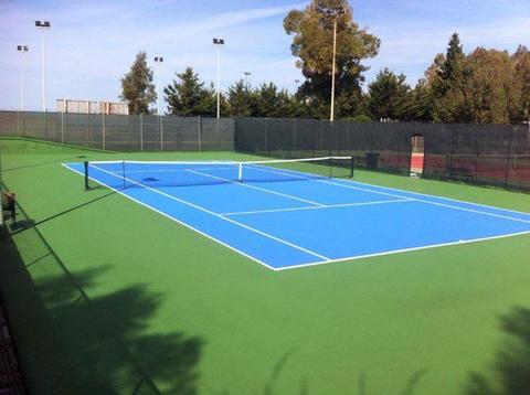 campo da tennis realizzato al ct concordia alcamo con il prodotto sport paint