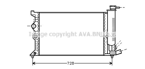 Radiatore Acqua Motore CITROEN Citroen Xantia X1