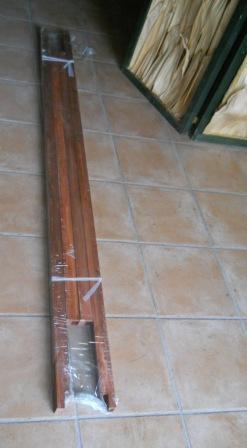 Cornice Legno H 200 cm.4x4 larga cm. 50/100/150 - Sconti per Fioristi e Aziende