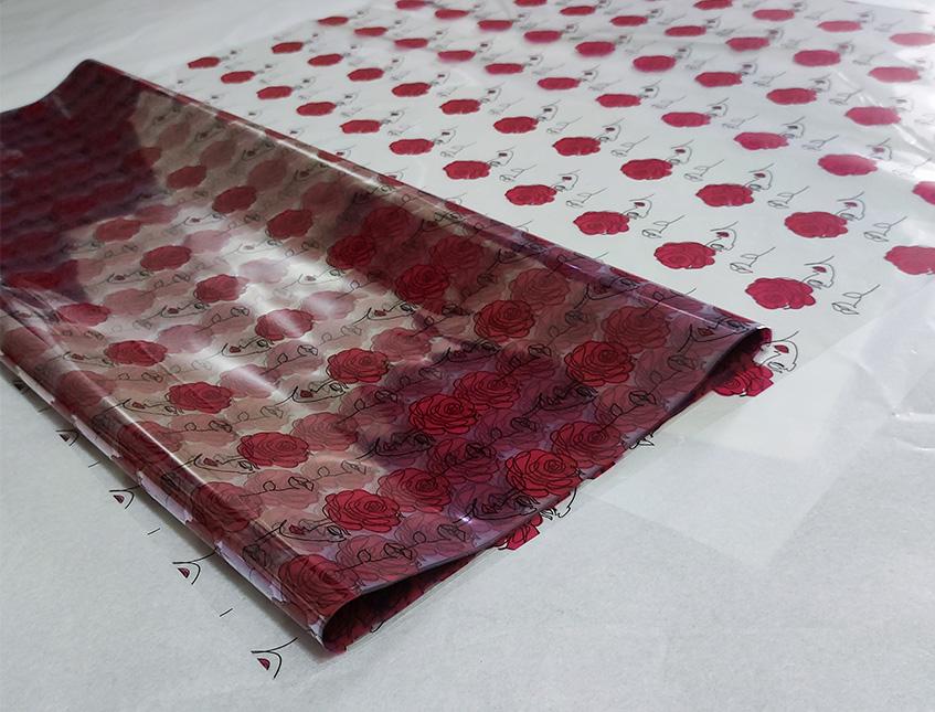 Bobina Cellofan Stampa kiss - Sconti per Fioristi e Aziende - H 100 X 30 mt.