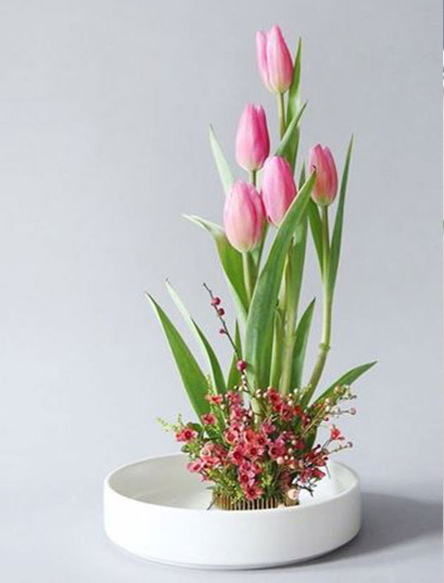 Tulipano Olandese Artificiale H 40 in poliestere - Sconti per Fioristi e Aziende .