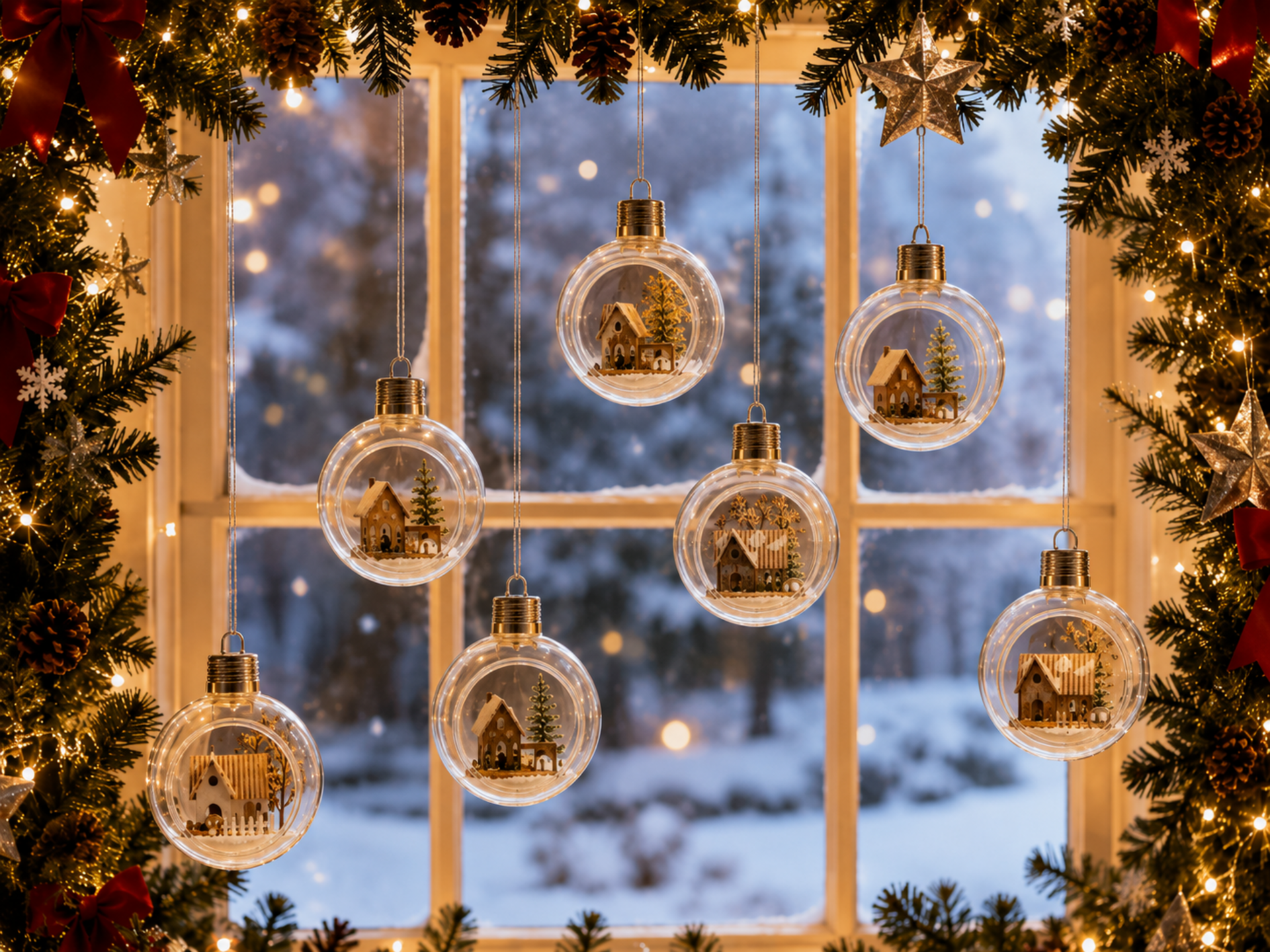 Sfera Vetro di Natale Led - Sconti per Fioristi e Aziende - dm. 8 H 10 in 4 modelli