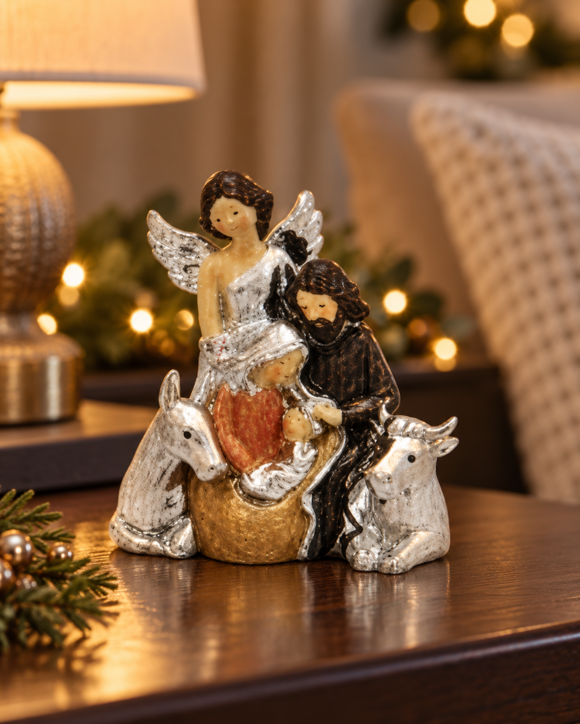 Natività Argento H 10 cm. - Sconti per Fioristi e Aziende - in 3 modelli