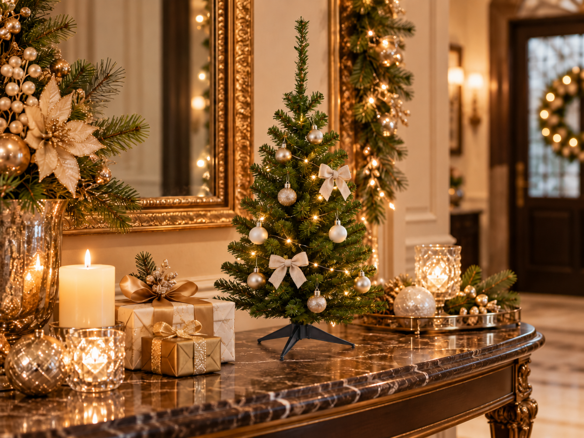 Albero di Natale H 60 - Sconti per Fioristi e Aziende - verde in poliestere