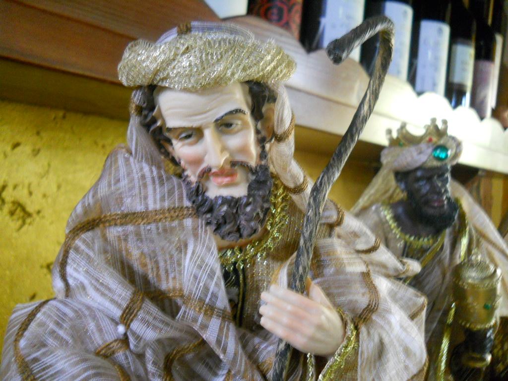 Natività H 41 con 10 soggetti - Sconti per Fioristi e Aziende - in ceramica