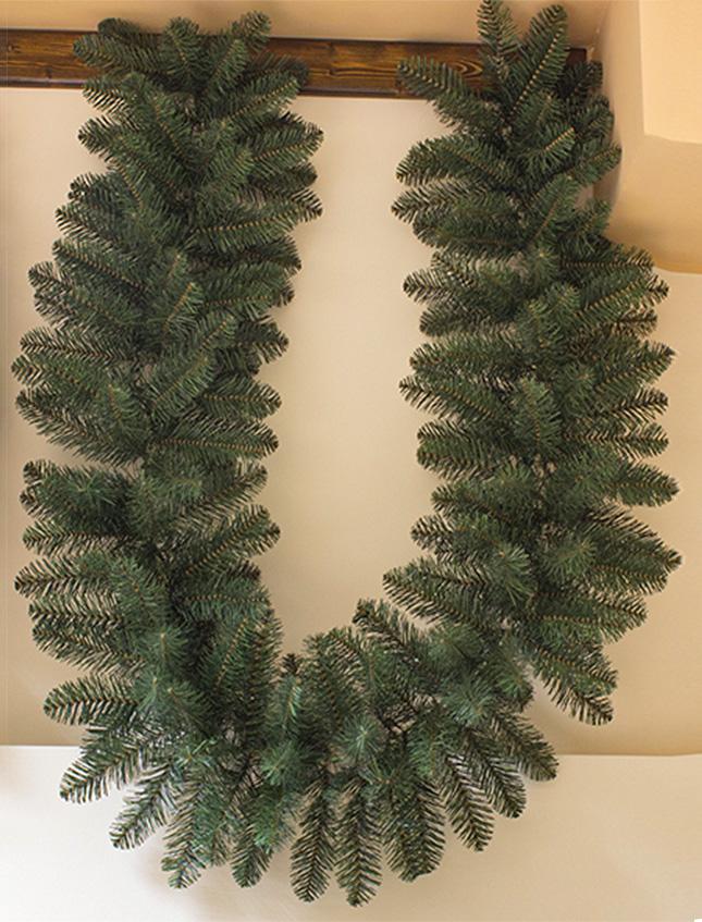 Festone Pino Verde cm.270 - Sconti per Fioristi e Aziende -  dm. 35 con 240 tips in poliestere