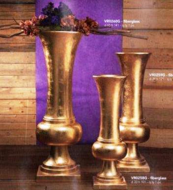 Vaso kiev oro con base H101 - H121 - H141