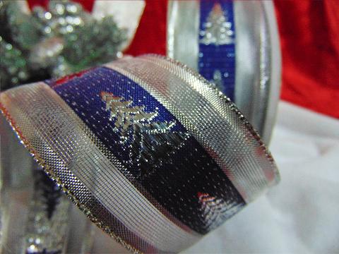 Nastro Pinetti Blu H 25/38/65 da mt. 25 Animato - Sconti per Fioristi e Aziende