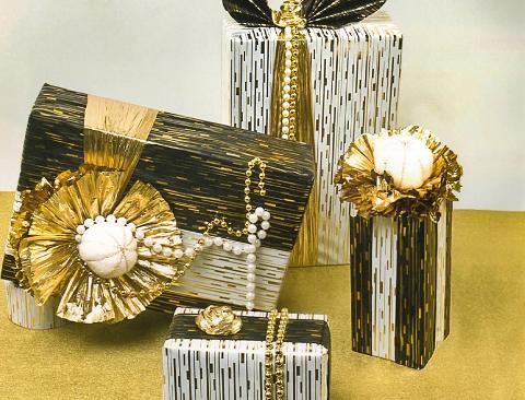 Catenella Metallizzata Mt. 5 - Sconti per Fioristi e Aziende - Oro - Argento - Blu