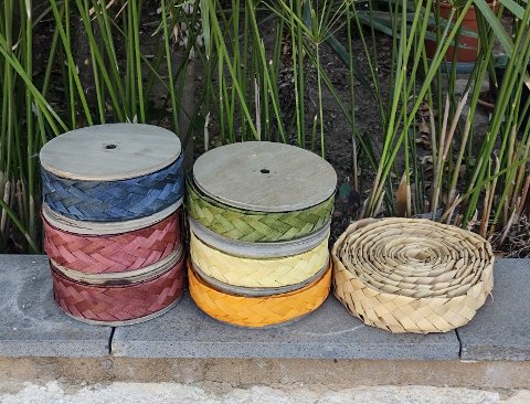 Nastro palma intrecciata - Ultimi rotoli disponibile - Rotoli cm. 4 x 10 Mt.